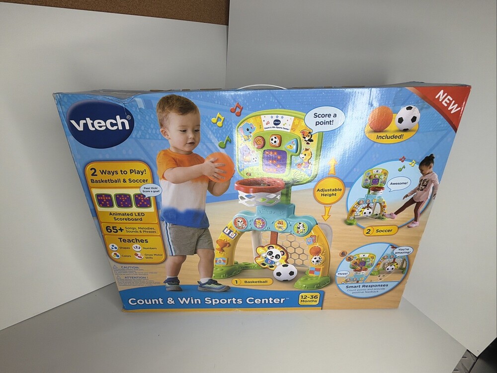 VTech Count and Win Toddler Sports Center Activity Toy New In Box